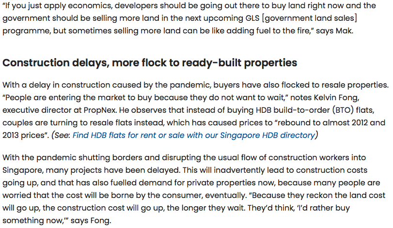 Demand for residential property rises amid dwindling supply